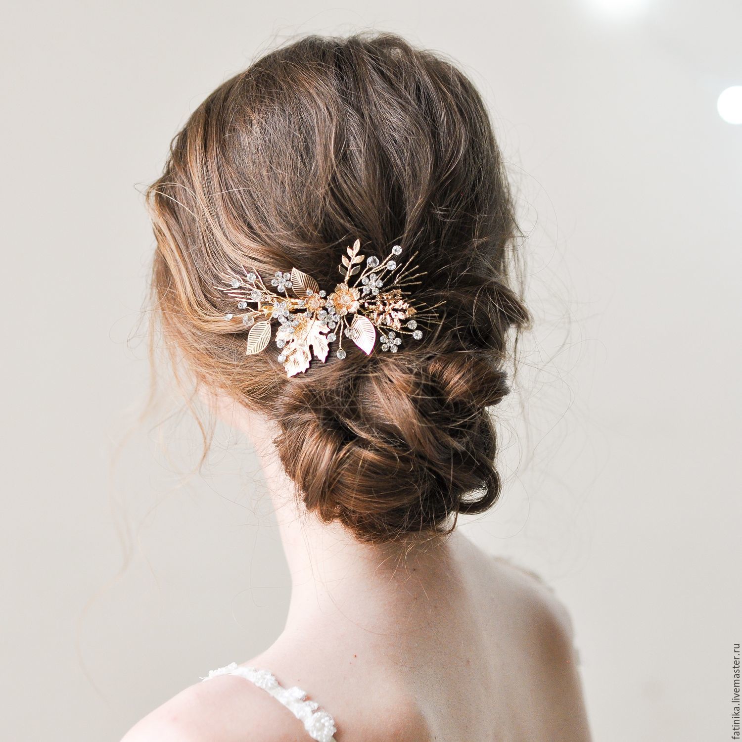 Заколки для волос, цветочные украшения невесты