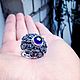Серебряное кольцо  " Аметист  ", Кольца, Махачкала,  Фото №1