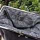 Театральная сумочка с фермуаром серый мех. Классическая сумка. Accessiu. Интернет-магазин Ярмарка Мастеров.  Фото №2