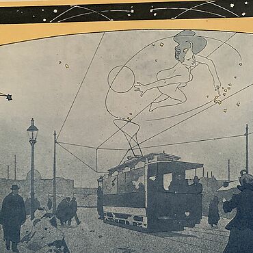 Картины и панно ручной работы. Ярмарка Мастеров - ручная работа Литография 1897 года. ALLEGORY OF ELECTRICITY.. Handmade.
