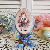 Сувениры и подарки handmade. Livemaster - original item Easter eggs: Easter egg. Boy. Decoupage.. Handmade.