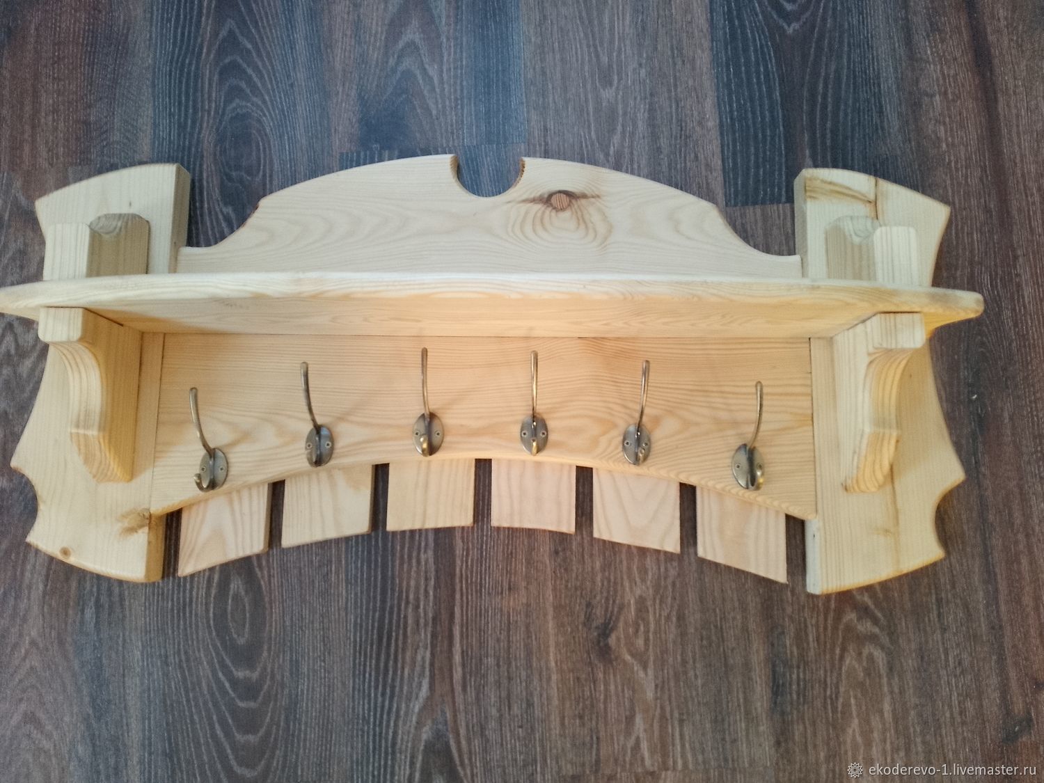 Вешалка ручной работы из массива дерева в интернет-магазине Ярмарка ...