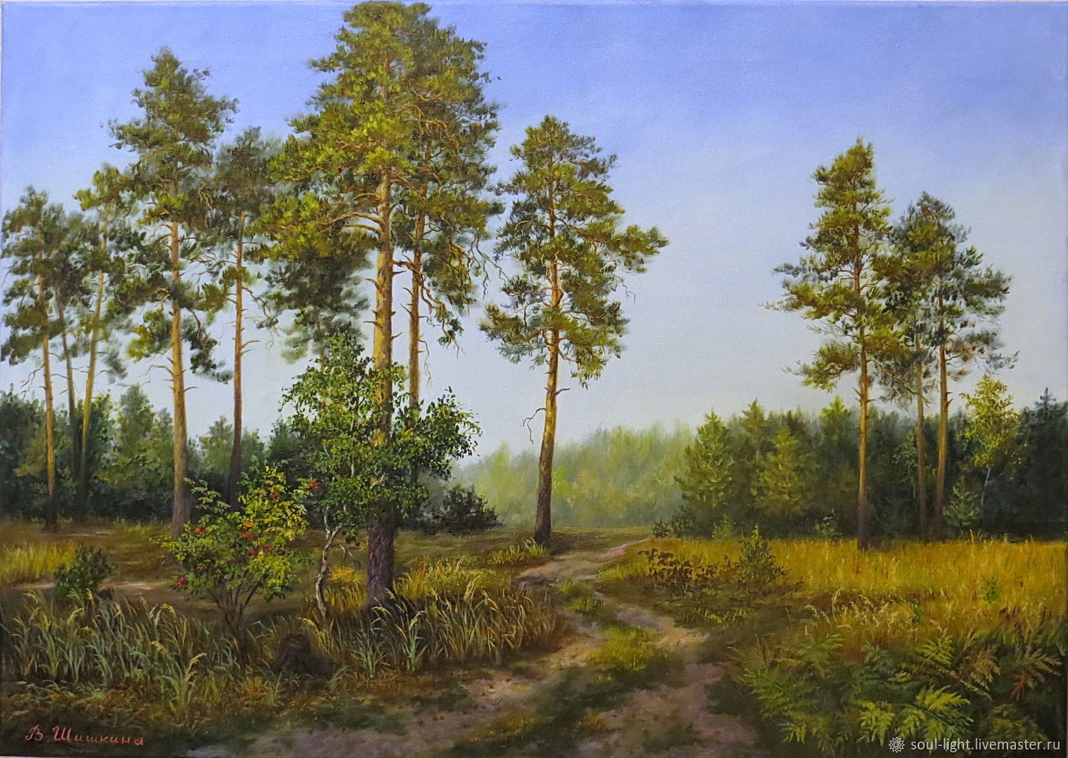 The oil painting Is already August 50h70, Pictures, Moscow,  Фото №1