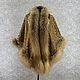 Pavlovsky Posad shawl Sorceress with fox fur, Gifts for March 8, Moscow,  Фото №1