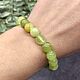 Green bracelet made of natural onyx stone. Bead bracelet. naturalkavni. My Livemaster. Фото №6