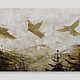 "Птицы в горах" 85х35 см картина для интерьера в стиле лофт. Картины. ArtGeo Gallery. Интернет-магазин Ярмарка Мастеров.  Фото №2