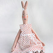 Куклы и игрушки handmade. Livemaster - original item Tilda bunny Valentine. Handmade.