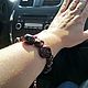 Bracelet Garnet, Bead bracelet, Moscow,  Фото №1