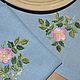 Set for the kitchen with embroidery ' wild rose', Tablecloths, Moscow,  Фото №1