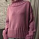 Свитер "Basic" oversize из мериносовый пряжи. Свитеры. Ganskaia.. Ярмарка Мастеров.  Фото №5