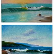 Картины и панно handmade. Livemaster - original item Pictures: Seascape oil painting 