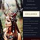 Crown of the shaman ' Northern forest'. Tiaras. Coco_Shnica. My Livemaster. Фото №6