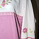 Russian Slavic long linen dress with embroidery Miroslava. Folk dresses. Kupava - ethno/boho. My Livemaster. Фото №4
