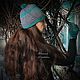 Order Set - 'Slytherin' - hat, scarf and mittens. Shop Natalia Glebovskaya. Livemaster. . Caps Фото №3