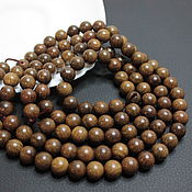 Материалы для творчества handmade. Livemaster - original item Beads valuable tree Zebrano Africa, 10mm, 10 pcs.. Handmade.