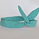 Headband-style pin-up turquoise monochrome bandage Solokha. Bandage. Respect Accessories. Online shopping on My Livemaster.  Фото №2