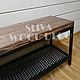 Скамья в прихожую лофт GRID. Элементы интерьера. SLIVA wood deco. Ярмарка Мастеров.  Фото №4