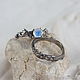 Set of golden Orion rings with moonstone and diamonds, Ring set, Moscow,  Фото №1