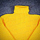 Order Sweater knitted yellow (No. №644). Rogopuh. Livemaster. . Mens sweaters Фото №3