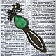 Bookmark for books (green). Bookmark. fiorellino. Online shopping on My Livemaster.  Фото №2