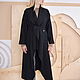 Coat jacket black with tails of wool of loden clothes for spring. Coats. Voielle. Online shopping on My Livemaster.  Фото №2