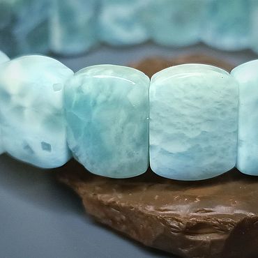 Украшения ручной работы. Ярмарка Мастеров - ручная работа Ларимар браслет. Handmade.