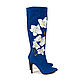 boots: Leather bag and boots 'Orchids'. High Boots. Pelle Volare. Online shopping on My Livemaster.  Фото №2
