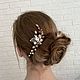 Hair comb . DECORATION in the HAIRSTYLE ' Lola », Hair Decoration, Moscow,  Фото №1