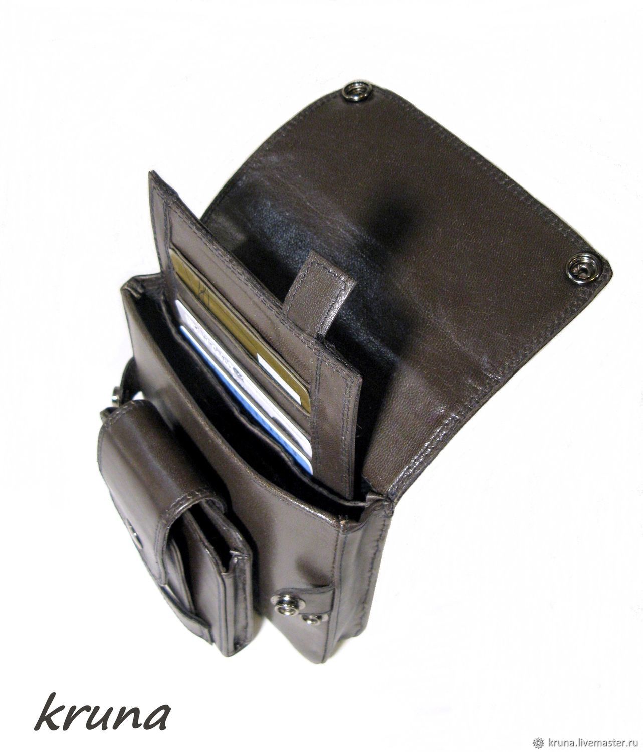 Мужская поясная сумка-трансформер из натуральной кожи в интернет ...