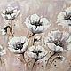 Author's interior painting: « Poppies-white snow', 100 by 50 cm. Pictures. Svetiten. Online shopping on My Livemaster.  Фото №2