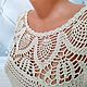 Top Beige. Tops. EVGENIA KOSS. Online shopping on My Livemaster.  Фото №2