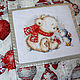 Christmas textile panels embroidered with Friends. Pictures. tinaryART (tinaryART). Online shopping on My Livemaster.  Фото №2