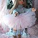 Серо-розовый комплект. Одежда для куклы. Одежда для кукол. TashaDollOutfits. Интернет-магазин Ярмарка Мастеров.  Фото №2