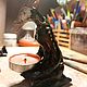 Подсвечник «Шаманка». Подсвечники. Pink lamp. Ярмарка Мастеров.  Фото №4