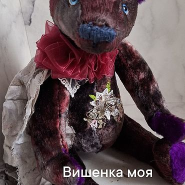 Куклы и игрушки ручной работы. Ярмарка Мастеров - ручная работа Мягкие игрушки: Мишка Агата. Handmade.