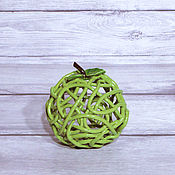 Сувениры и подарки handmade. Livemaster - original item Openwork green apple - bell. Handmade.
