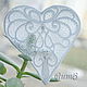 Embroidery applique heart patch termo FSL free. Applications. materials for creative Anna Sintez. My Livemaster. Фото №4