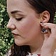 Silver earrings with enamel. Earrings. BOR.N | avtorskoe serebro. My Livemaster. Фото №4