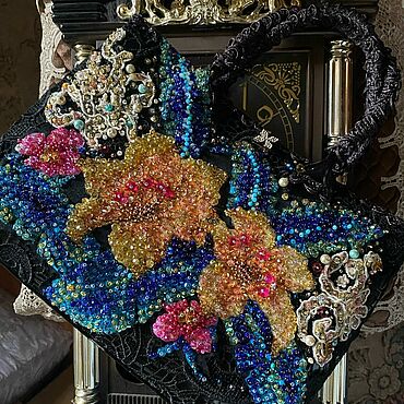 Сумки ручной работы. Ярмарка Мастеров - ручная работа -30%*Golden Lilies*designer Oksana Prince. Handmade.