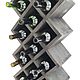 Wine rack 'Sota' for 14 bottles in wenge color. Shelving. Color Wood. Online shopping on My Livemaster.  Фото №2