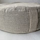 Pillow / pouf for meditation with a filler made of hemp seed husk. Pillow. Mochalka.. My Livemaster. Фото №5