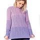 Knitted pullover Lila, Pullover Sweaters, Moscow,  Фото №1