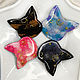 Brooch 'Gentle cute cat blue pink Sailor Moon'. Brooches. greenfox-23. Online shopping on My Livemaster.  Фото №2