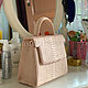 Women's handbag made from Python. Classic Bag. exotiqpython. My Livemaster. Фото №5