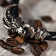 Leather bracelet 'Capricorn' made of nickel silver. Braided bracelet. Belogor.store (belogorstore). My Livemaster. Фото №5