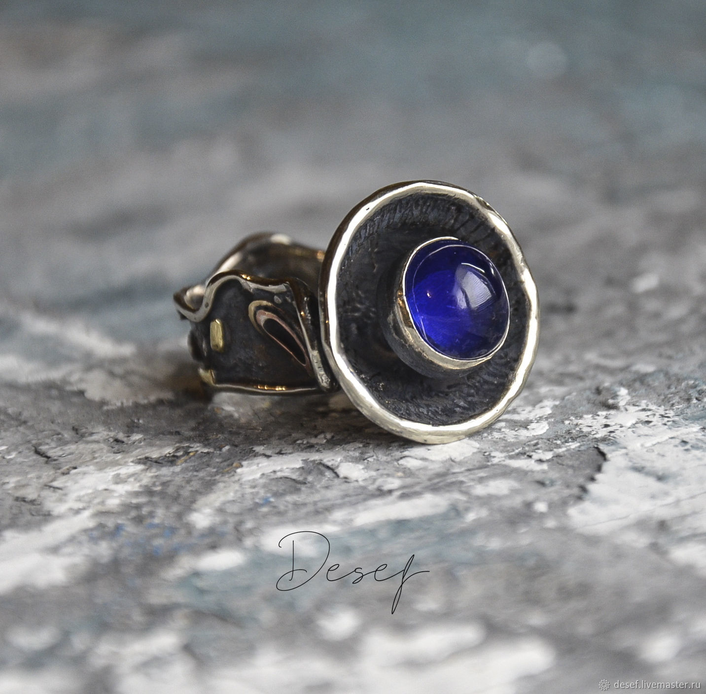 The ring on the whole finger: Blue Moon Ring, All finger ring, Kurgan,  Фото №1