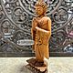Статуэтка скульптура из дерева Будда, 43х16 см. Скульптуры. Balinese.market. Ярмарка Мастеров.  Фото №4