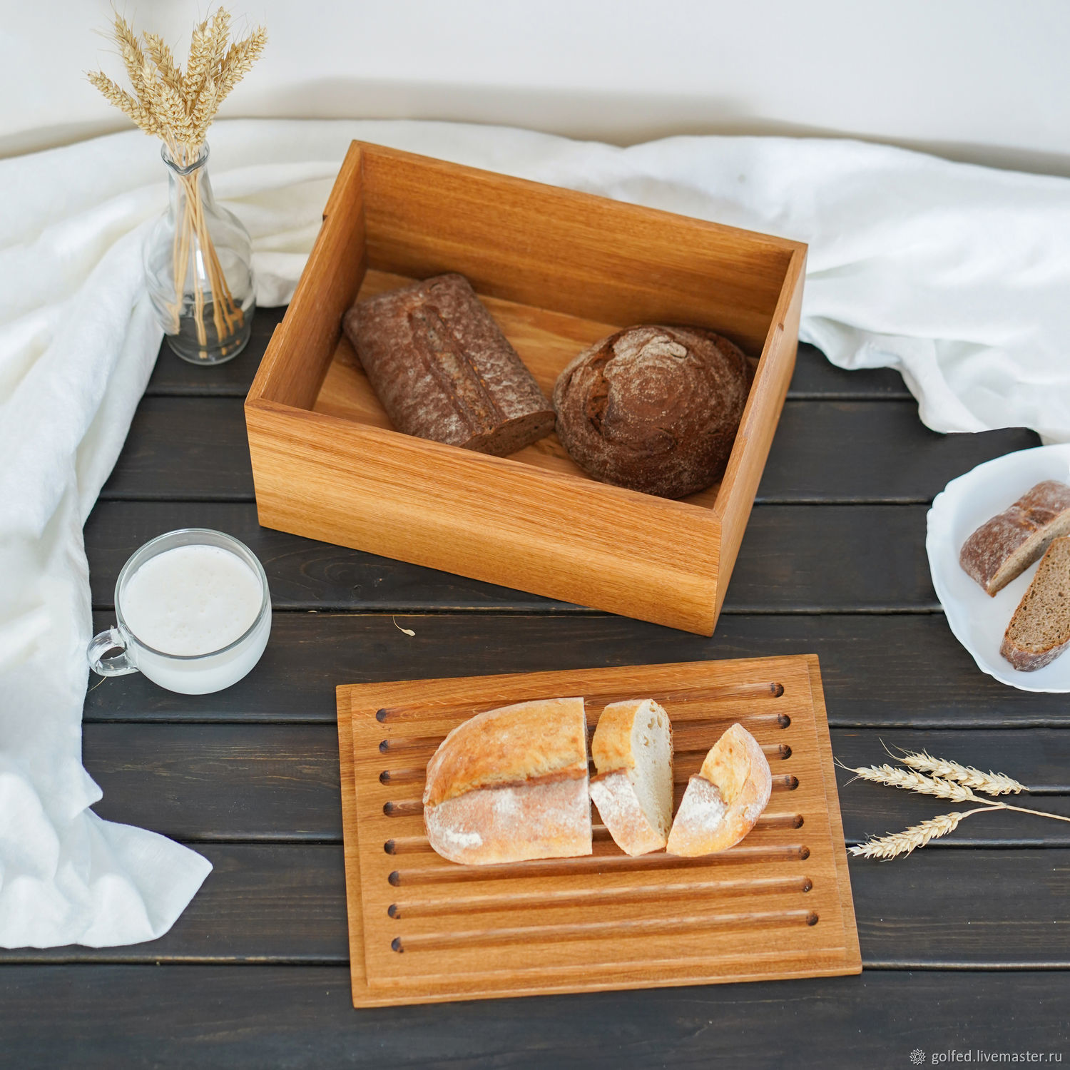 Красивые хлебницы современные на стол