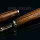 Gift pen are hand carved from Brazilian rosewood. Fittings of the jewelry of bronze gilded gold 999-th sample.
