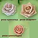 Silicone mold Rose chocolate, Scarlett, beauty, Form, Moscow,  Фото №1